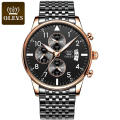 Men Watch OLEVS Brand Men Classic Quartz Wrist Watch  Water Resistant Stainless Steel Business Men  Analog Watch 2869